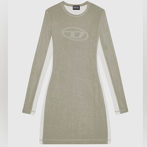 Diesel D-Ovald Long Sleeve T-Shirt Dress